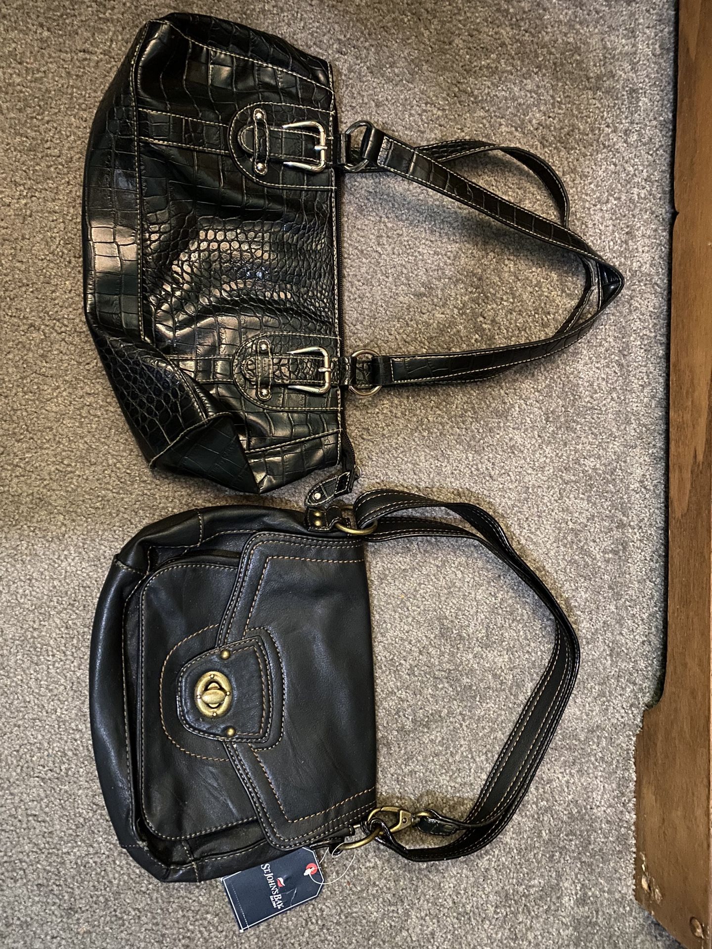 Craft & barrow black purse  New black st johns bay purse