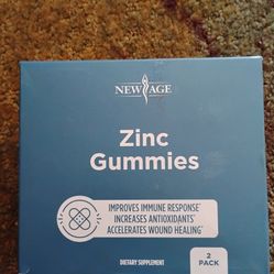 2 bottles zinc gummies