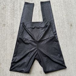 Cherish snakeskin pants leather elastic pants size S