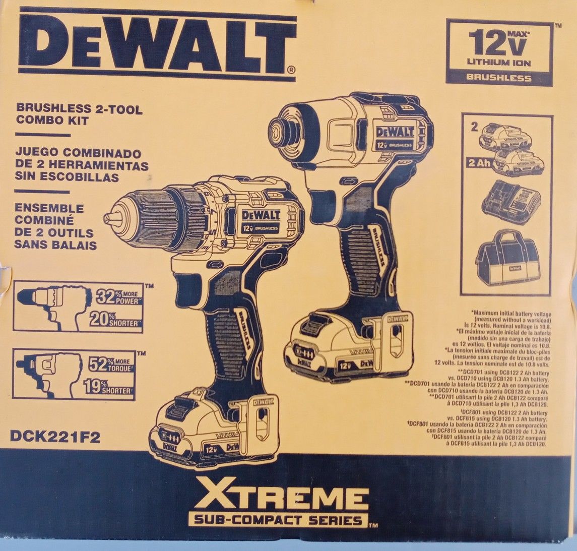 Dewalt Xsteme Brushless Drill Kit