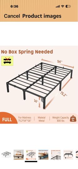 New full metal bed
