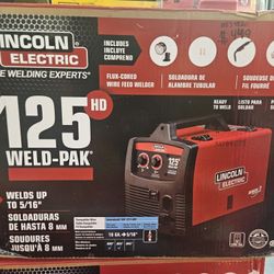 Lincoln Electric
125 Amp Weld-Pak 125 Flux-Core Wire Feed Welder, 115V (No Gas)