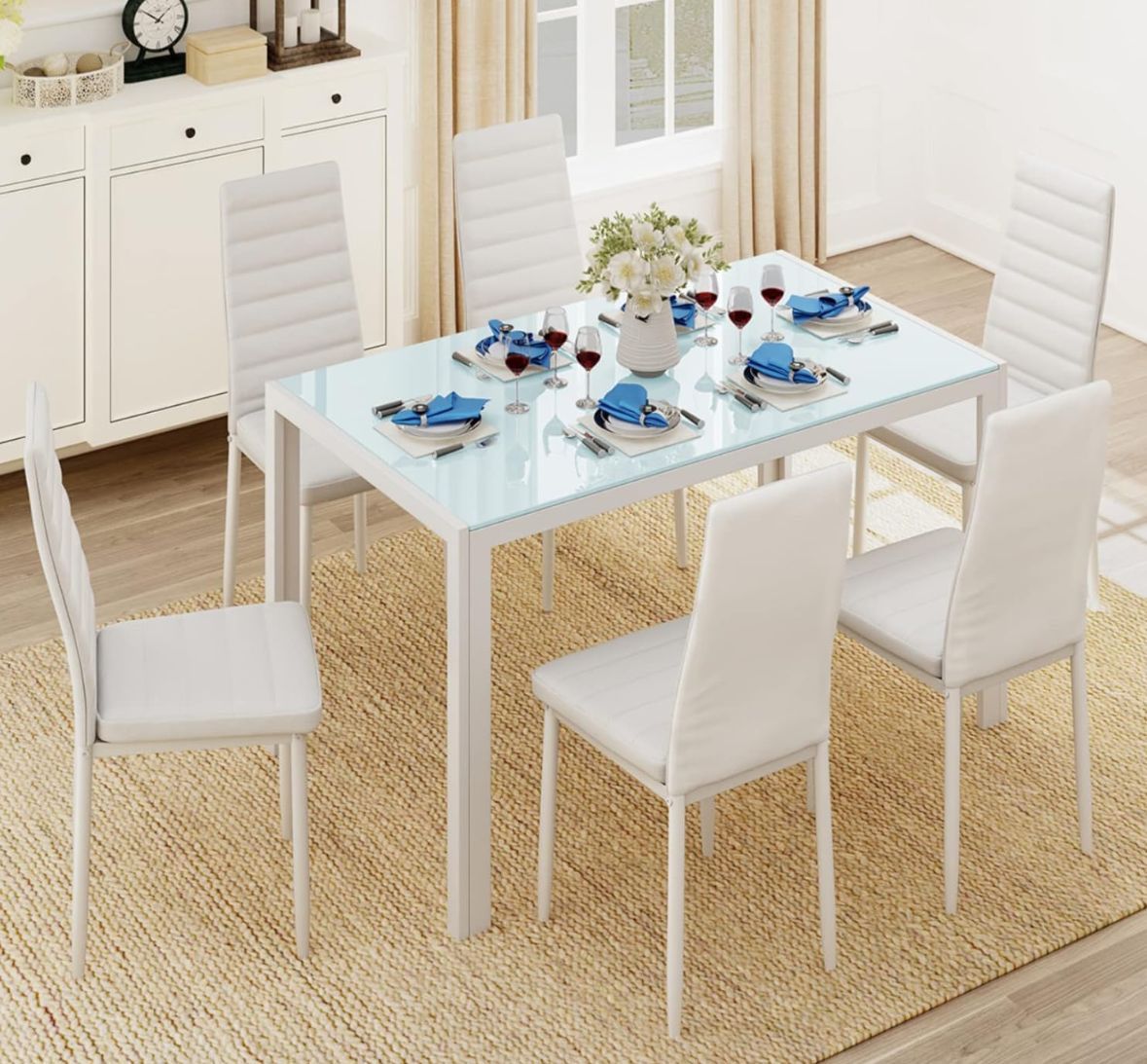 Dining Table Set For 6 People