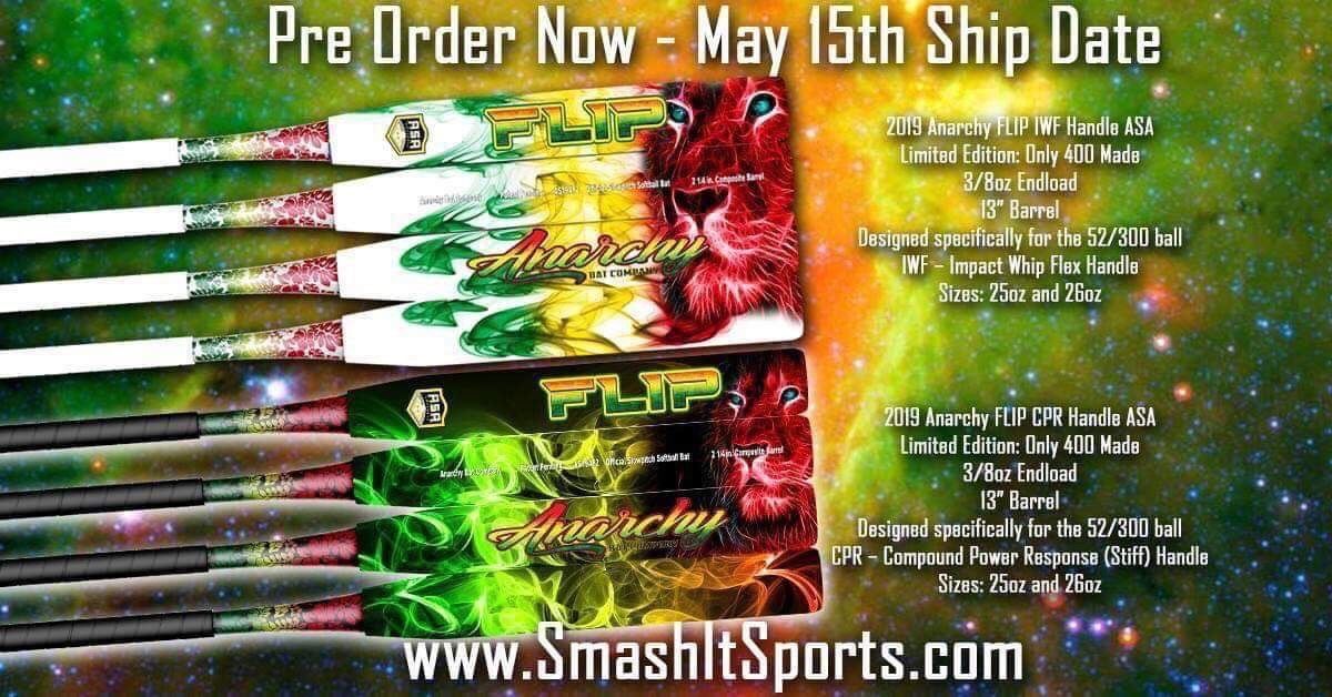 Anarchy FLIP ASA softball bat pre orders