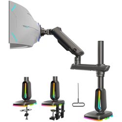Curved Monitor Desk Mount With RGB new inbox