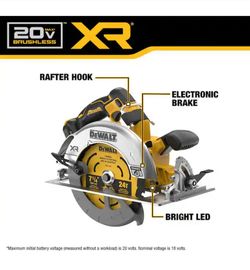 (NO BATTERY)DeWalt 20V MAX XR DCS590 Brushless 7 1/4 inch Circular Saw
