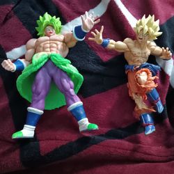 Broly And Goku Action Figure Toy 