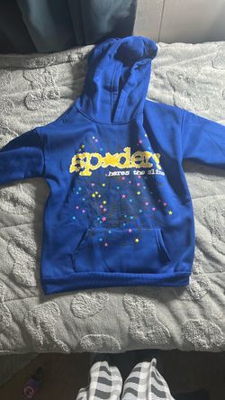 Blue spider hoodie