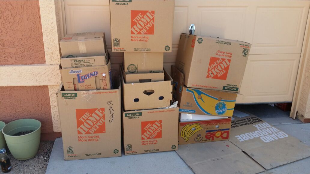 FREE moving boxes