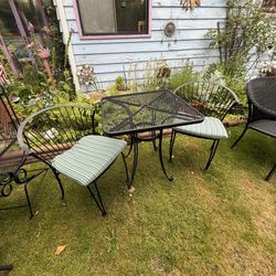 Wrought Iron Bistro Set