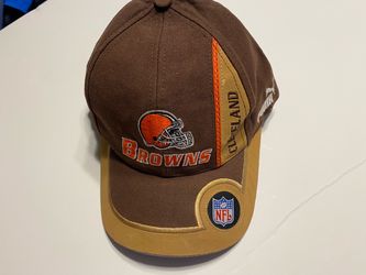 Vintage Cleveland Browns Puma Strap Back Cap Hat Mens OneSize Brown NFL Football