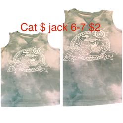 Cat And Jack T-shirt Boys Great Condition 6/7 💖💖💖b70