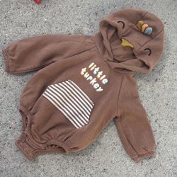 Thanksgiving Turkey Halloween Onesie 6-12 Months