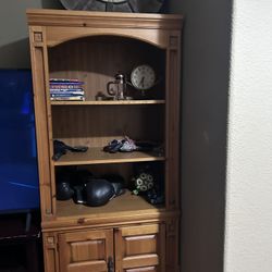 Wood Cabinets/ Book Shelf’s 