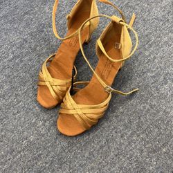 Gold Dance Shoes
