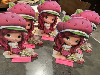 Strawberry Short Cake Centerpieces