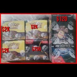 Pokemon Booster Bundles And Battle Decks