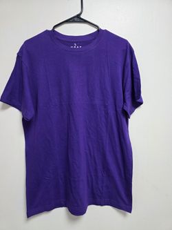 Purple Crew Neck T-Shirt Size Large
