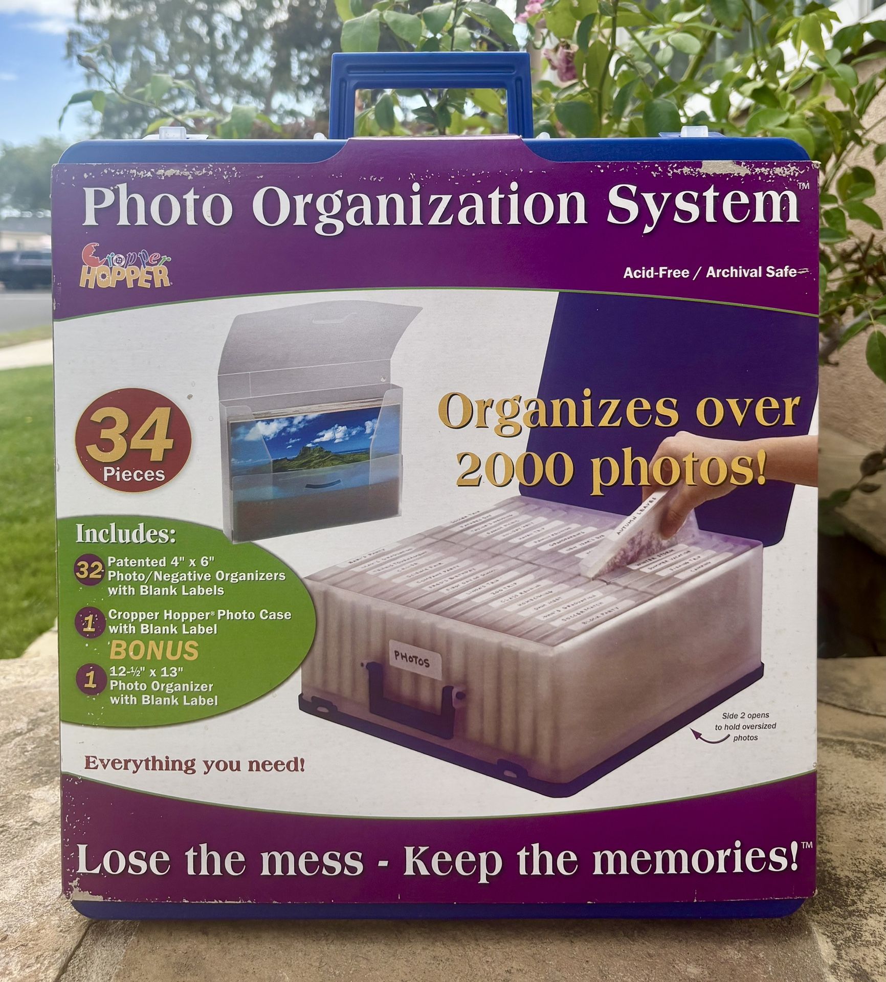 New Cropper Hopper Photo Organization System 34 Pieces 2000 Photos 907926