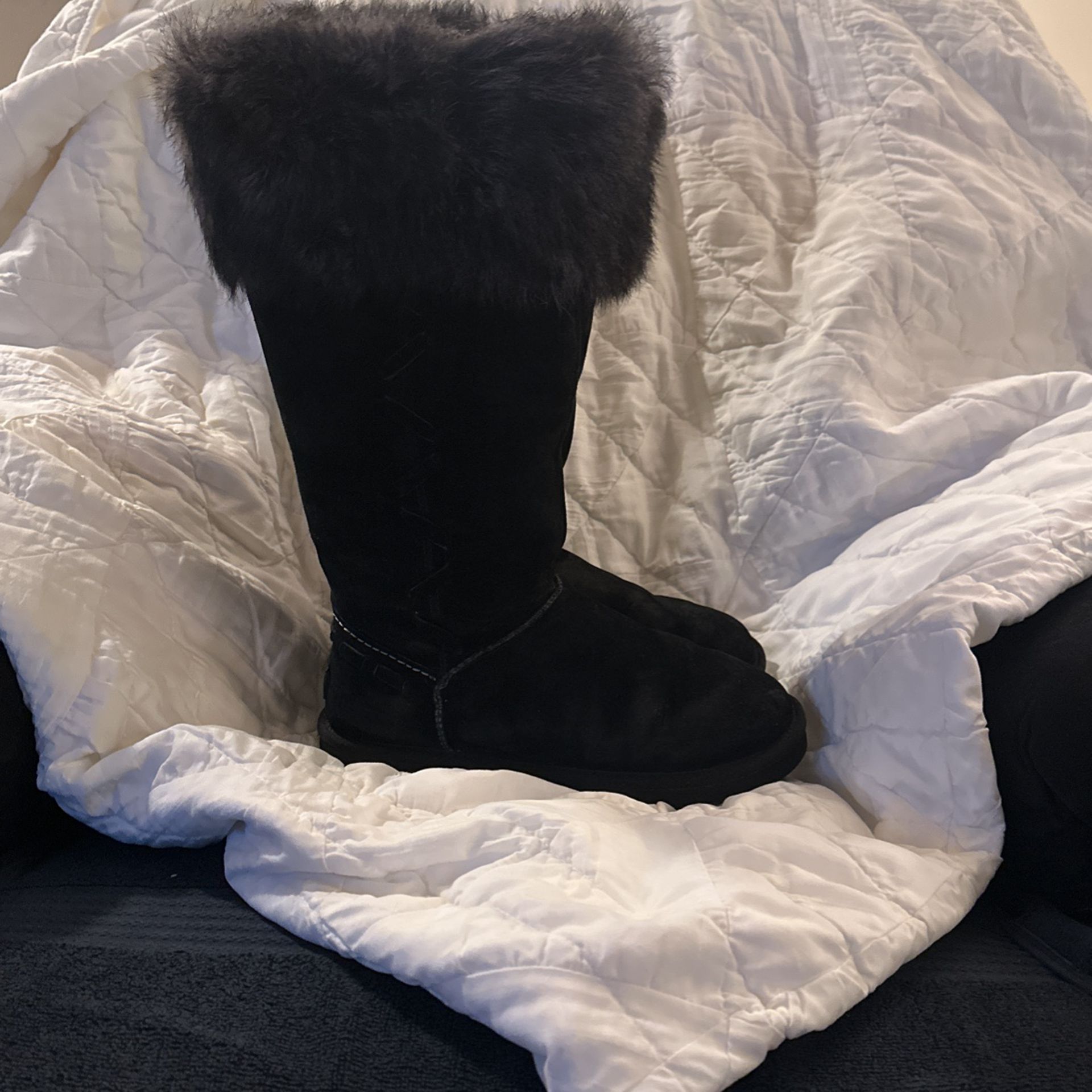 Fur Topped Ugg Boots