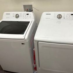 New Samsung Electric Washer and Dryer