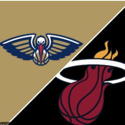 Miami heat VS New Orleans Pelicans Lower Level 101 Row 18