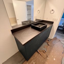 Kitchen Countertops, Vanities, Fireplaces, Reception Desk Top Of Granite, Quartz, Quartzite, Marble, Ceramic, Porcelain, Etc!