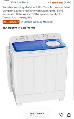 $50 obo Portable Washer and Spinner with pump. Barely used.