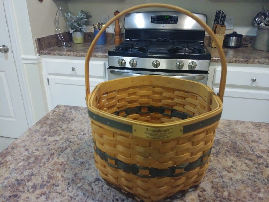 Longaberger. Christmas collection 1997 edition "snowflake" basket