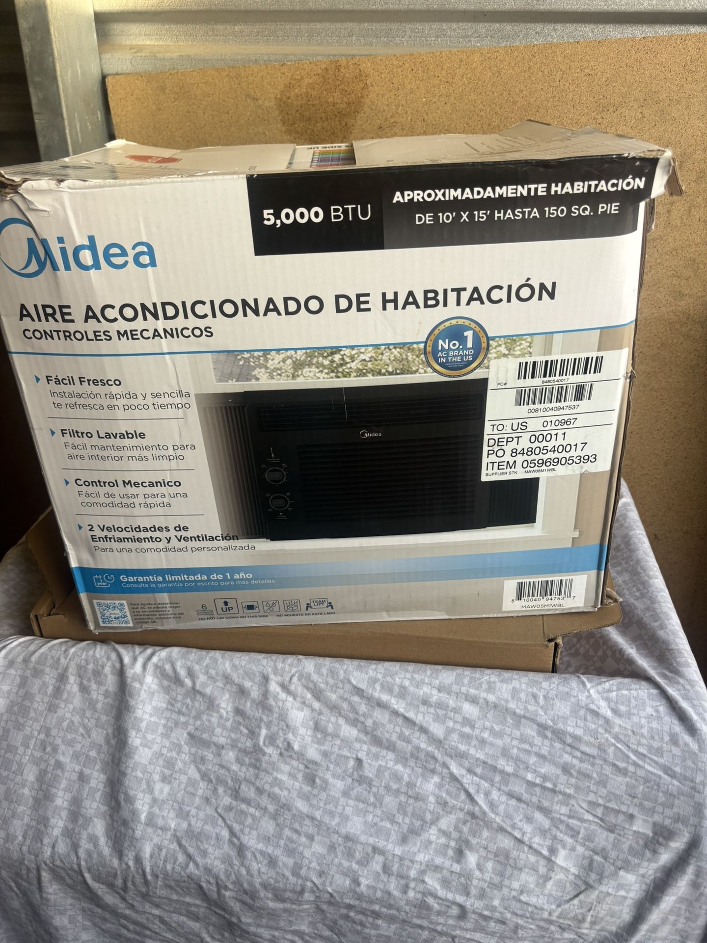 Midea 5,000 BTU Room Window Air Conditioner
