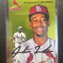2023 Jordan Walker Topps Chrome Platinum Anniversary Rookie Card. St. Louis Cardinals
