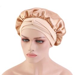 NEW — Satin Hair Bonnet for Frizz-Free, Protected Sleep