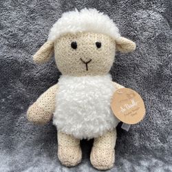So Dorable Crochet Snuggle Sheep Plush Toy – New