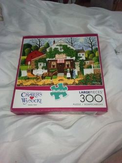 Small Talk, featuring artwork by Charles Wysocki. Brand New Puzzle 