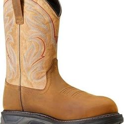 NEW SZ 9 Work Boots ARIAT Men Workhog Xt Coil Waterproof Carbon Toe Work Boot Western Safety