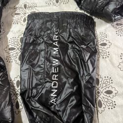 New Black Andrew Mark Jacket In A Bag