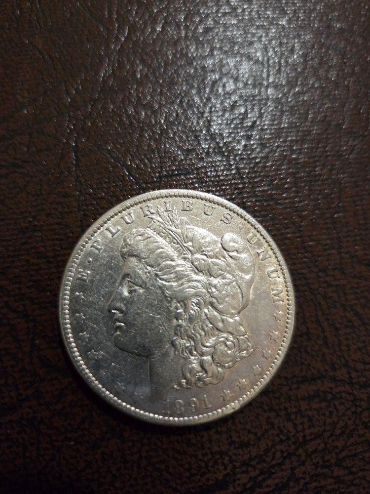 1891 Morgan Silver Dollar