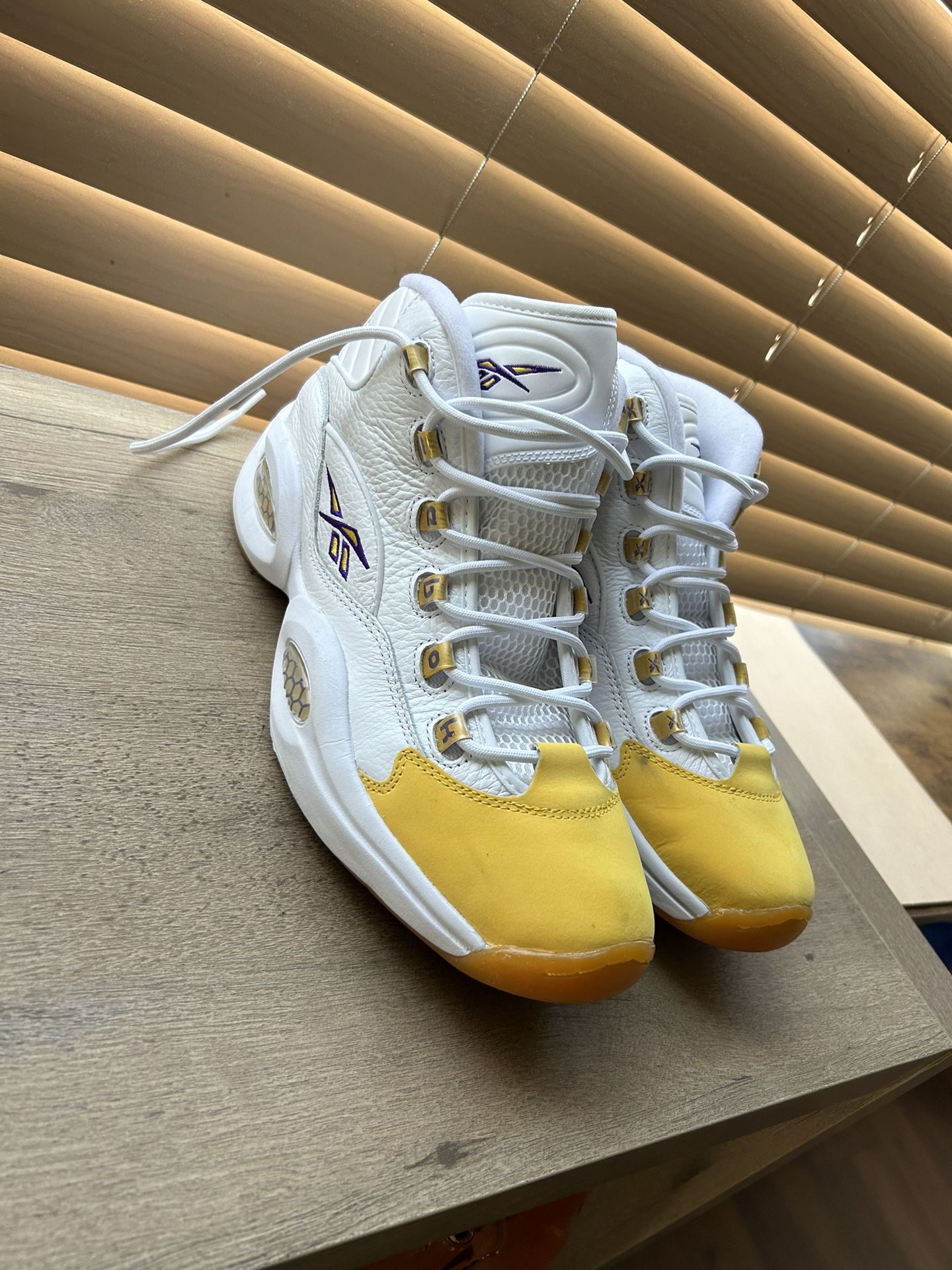 Reebok Question Mid “Yellow Toe”