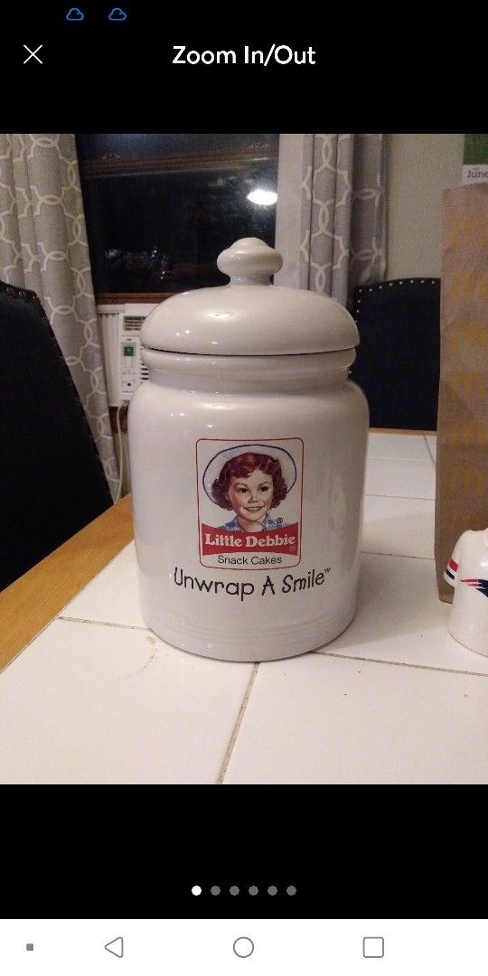 Vintage Little Debbie Cookie Jar