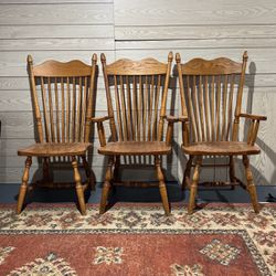 Wooden chairs 