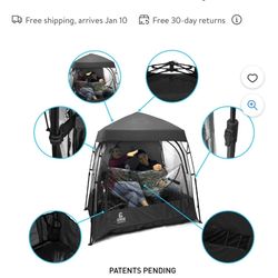 Sports Shelter, 2 Person, Black