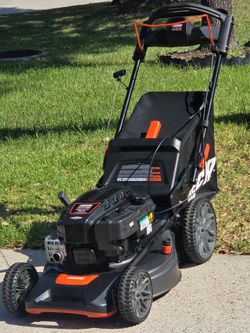 ECHO 21 in. 190 cc Briggs and Stratton Gas 3-in-1 Dual Blade RWD Self- Propelled Lawn Mower with Single Lever Deck Adjustment