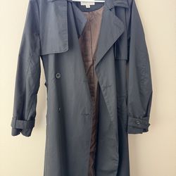 Black trench coat