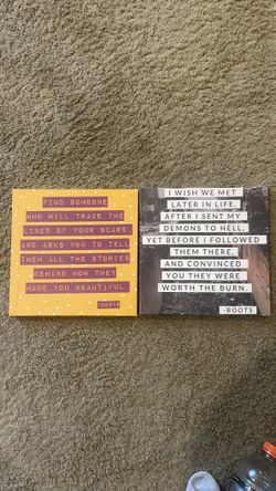 Inspirational quote art