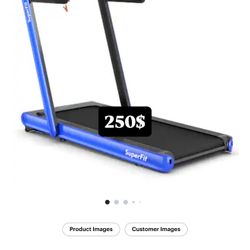 2 In 1 Folding Treadmill
