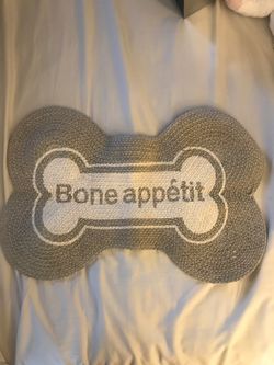 Puppy / dog bone mat