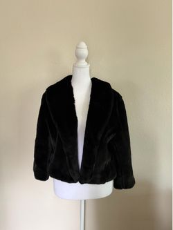Faux fur coat