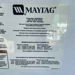 Washer Maytag 