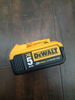DeWalt Tools 20V Max XR 5Ah Lithium Ion Battery
