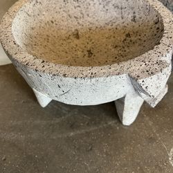 Molcajete De 10 Pulgadas! Con Sus Defectos!